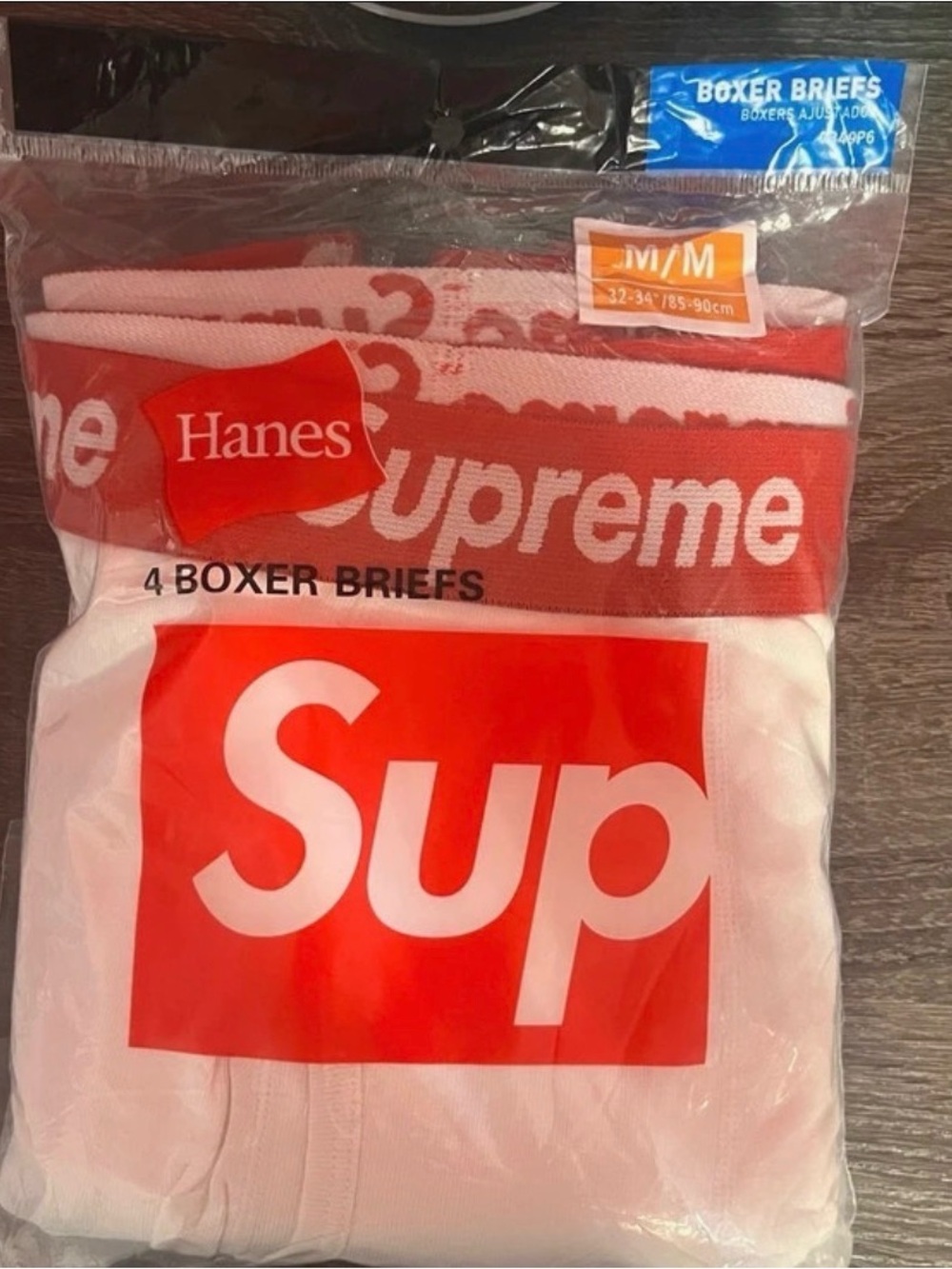 Supreme X Hanes 4 Boxer Briefs